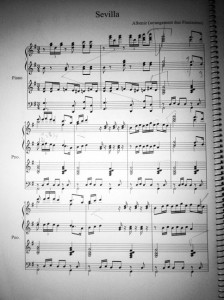 Albeniz: Sevilla (Arrangement à 4 mains: Duo Pianissimo)